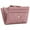 A-Deep pink, variant on Small Wallet for Women Slim Bifold Leather Credit Card Holder Wallets Zipper Pocket Coin Purse with ID Window