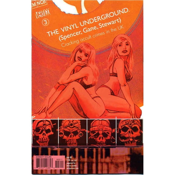 Vinyl Underground #3 VF ; DC/Vertigo Comic Book