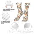 thumbnail image 3 of Uemuo Mushrooms for 16in Socks, Cotton Socks Sports Socks Knee High Socks Comfortable Socks For Men, Women, 3 of 7