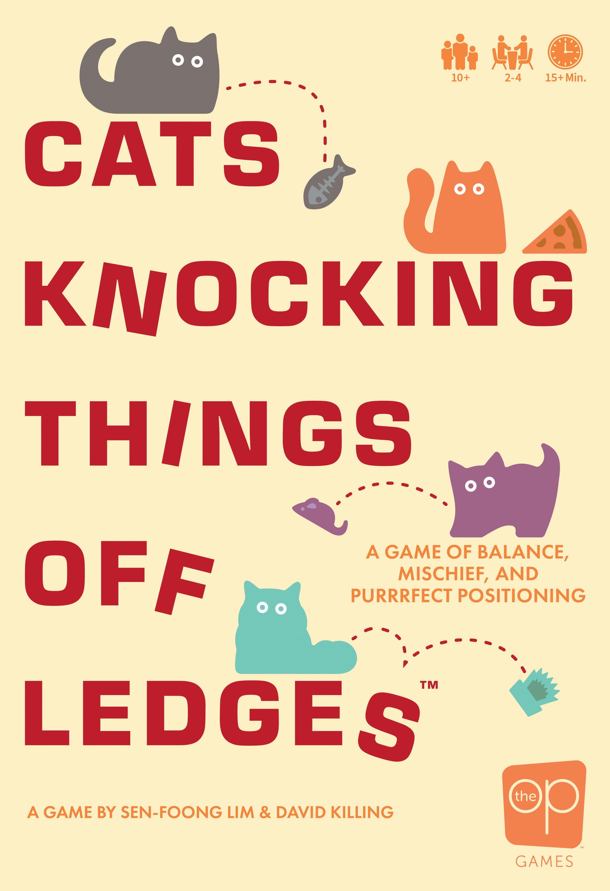 USAopoly Cats Knocking Things Off Ledges jeu de plateau