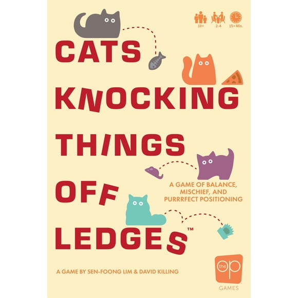 USAopoly Cats Knocking Things Off Ledges Board Game