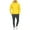 Yellow 01, variant on QQAMB Mens 2 Piece Outfits Sweatsuit Plus Velvet Pullover Hoodie Sweatshirt and Sweatpant Tracksuit Athletic Jogger Sets