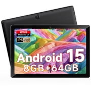 Digiland 10.1 Inch Tablet Android 15,10.1" IPS HD Display,6000mAh Battery,8GB RAM+64GB+256GB Expandable Storage,Dual Camera,WiFi,BT 5.0