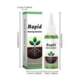 thumbnail image 3 of Rapid Rooting Solution 50Ml Plant Growth Enhancer For Healthy Roots, Suitable For Home Gardening Agricultural Planting Hydroponics And Soil Cultivation, Enhances Root Development, 3 of 7