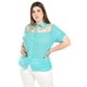 thumbnail image 1 of Blusa con trasparencias y bordado Roman Fashion /Tallas Extras, 8039 (Menta) verde claro 40, 1 of 5