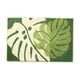 thumbnail image 2 of Alfombra de baño Leaf Plant - Esterilla absorbente antideslizante para puerta de entrada, dormitorio, moqueta moderna de poliéster, 16x24 pulgadas, 2 of 7