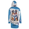 thumbnail image 2 of Happy Father's Day Best Australian Shepherd Cool Dad Ever All Over Print 3D Hooded Duffle Toggle Coat Aussie Dog Lover Gifts - 12007, 2 of 6