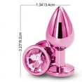 thumbnail image 4 of Rear Assets Aluminum Anal Plug, Medium, Pink, 4 of 5