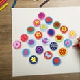 thumbnail image 4 of Masteelf 23pcs Kids Self- Ink Stamps Colored Stampers EVA Fun Stamps Set Painting Drawing Stamper Pad Stocking Sruffers for Christmas Party Favors DIY Craft Scrapbooking, 4 of 10
