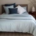 thumbnail image 2 of 100% French Linen Duvet Cover - King/Cal King - Wave | BOKSER HOME, 2 of 8
