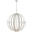 thumbnail image 2 of Atlas Lighting and Home 10-Light Open Spherical Framed Ceiling Chandelier - 44" - Beechwood, 2 of 5