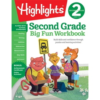School Zone Big Second Grade Scholar Book for Kids, Elementary