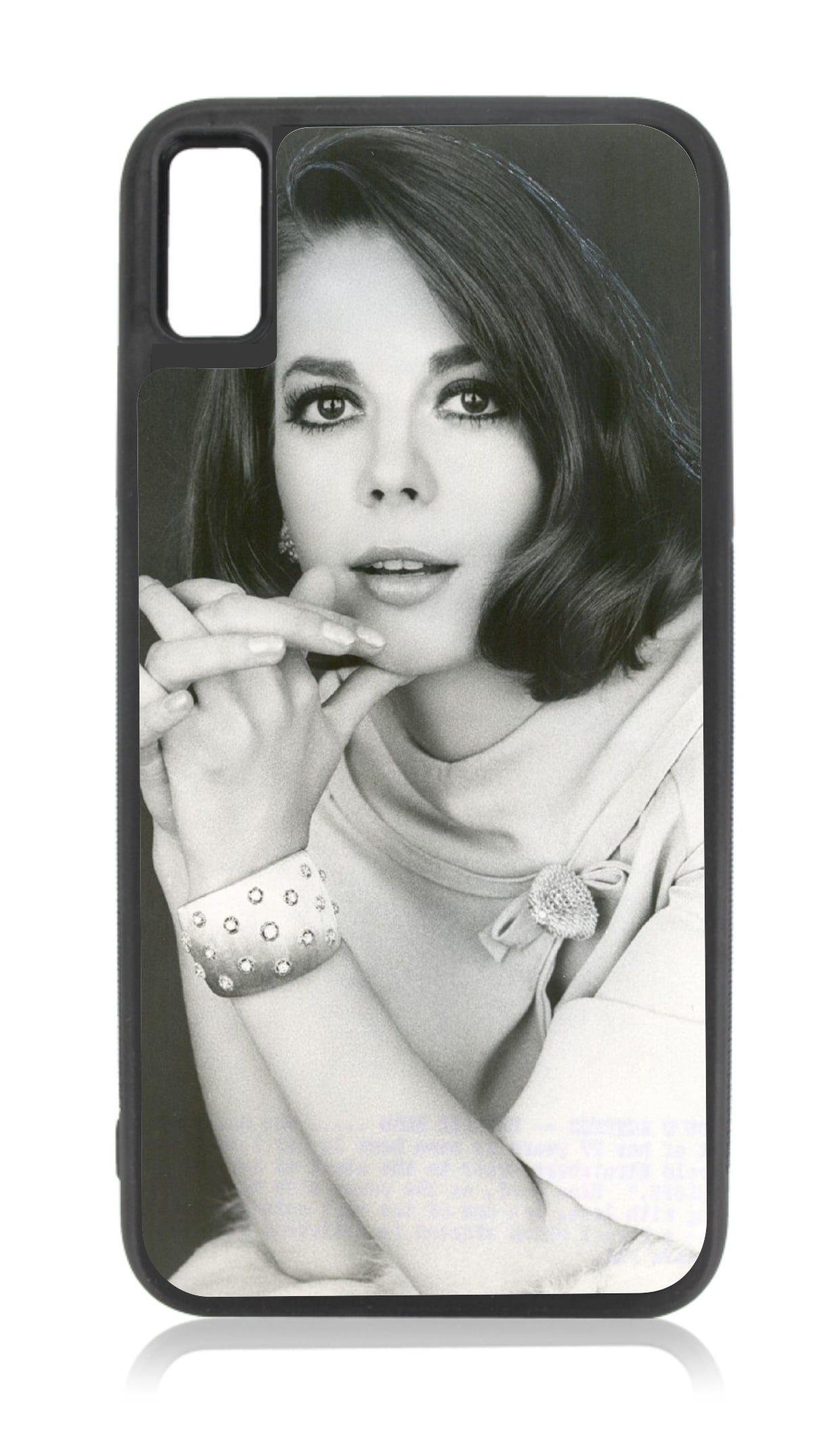 bilag gyldige plads Natalie Wood Vintage Celebrity Actress Black Rubber Case for iPhone XR - iPhone  XR Phone Case - iPhone XR Accessories - Walmart.com