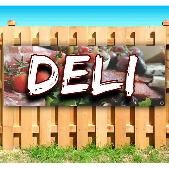 Deli 13 oz Vinyl Banner With Metal Grommets