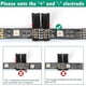 thumbnail image 5 of 20 Pack 4 Pin RGB LED Light Strip Connectors - Solderless Adapter Clips, 5 of 5