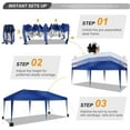 thumbnail image 5 of HOTEEL 10'x20' Pop up Canopy,Waterproof Outdoor Commercial Instant Tent,for Parties Beach Camping Event Shelter Wedding,Dark Blue, 5 of 7