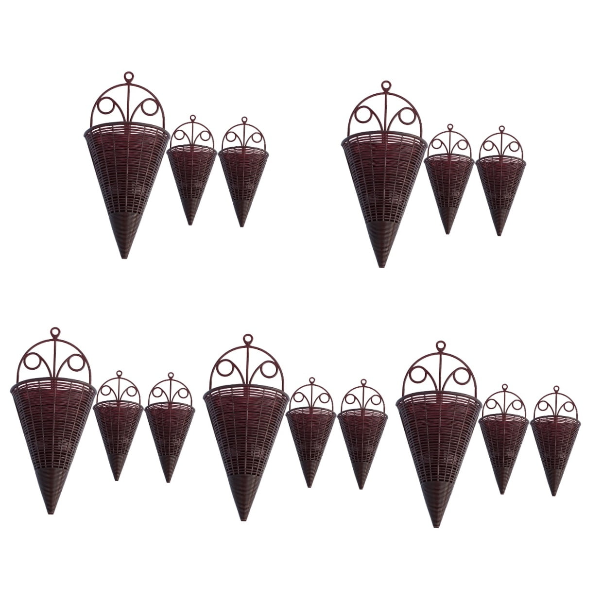 MLINS 15 Pcs  Orchid Hanging Basket Orchid Basket Orchid Hanging Planter Orchid Wall Planter