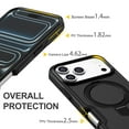 thumbnail image 5 of Ultra-Magnetic Stand for iPhone 16 Case, [Military Drop Protection] [Compatible with MagSafe] Shockproof Matte Ultra Slim Ring Kickstand Holder Case for iPhone 16, Jadegreen, 5 of 5