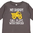thumbnail image 4 of Inktastic Construction My Daddy Still Plays with Trucks Boys or Girls Long Sleeve Toddler T-Shirt, 4 of 5