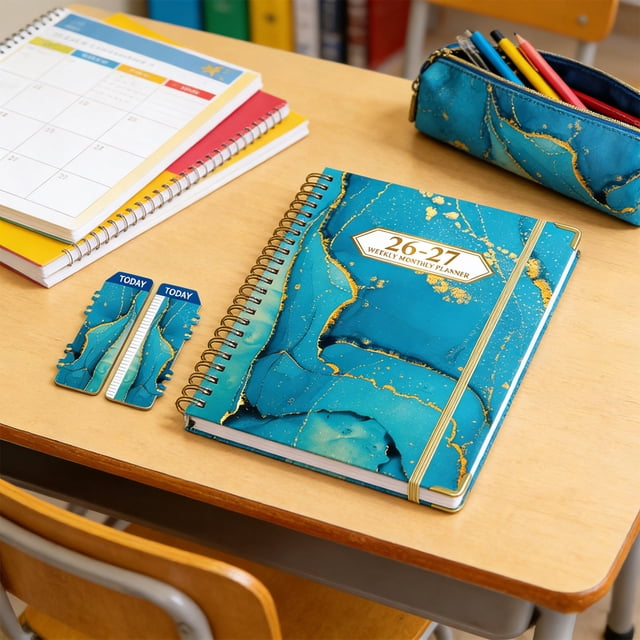 2026 Coil A5 Planner Notebook Diary Planner Study Book School Start Season 2026.7 - 2027.6