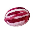 thumbnail image 3 of Hilo grueso y grueso, hilo de punto, hilo de poliéster de relleno suave para crochet, peso rosa rosa roja, 3 of 9
