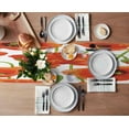 thumbnail image 3 of Table Runner Dresser Scarves 72 Inch Long, Blossom Orange Poppy Flowers Linen Dining Table Runners Spring Watercolor Floral on White Tabletop Scarf for Wedding Holiday Party Kitchen, 3 of 7