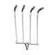 thumbnail image 2 of Rastrillo para estanques, herramienta de jardinería para deshierbar estanques, pescar, limpiar y excavar. 4 dientes, 2 of 8