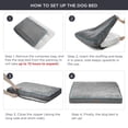 thumbnail image 3 of Cama para Perro Bedsure Lavable Grande para Mascotas hasta 36 kg con Funda Extraíble, 3 of 9