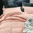 thumbnail image 5 of NTBAY 3 Piece Velvet Twin Duvet Cover Set with Zipper Closure and Corner Tie, Ultra Soft and Luxury Comforter Cover Set, 68"x90", Pink, 5 of 5