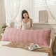 thumbnail image 5 of Funda de almohada acolchada extralarga para parejas y personas que duermen de lado | Protector de almohada doble de 45 x 119 cm | Diseño con botones antideslizantes y envolvente | Poliéster, 5 of 6