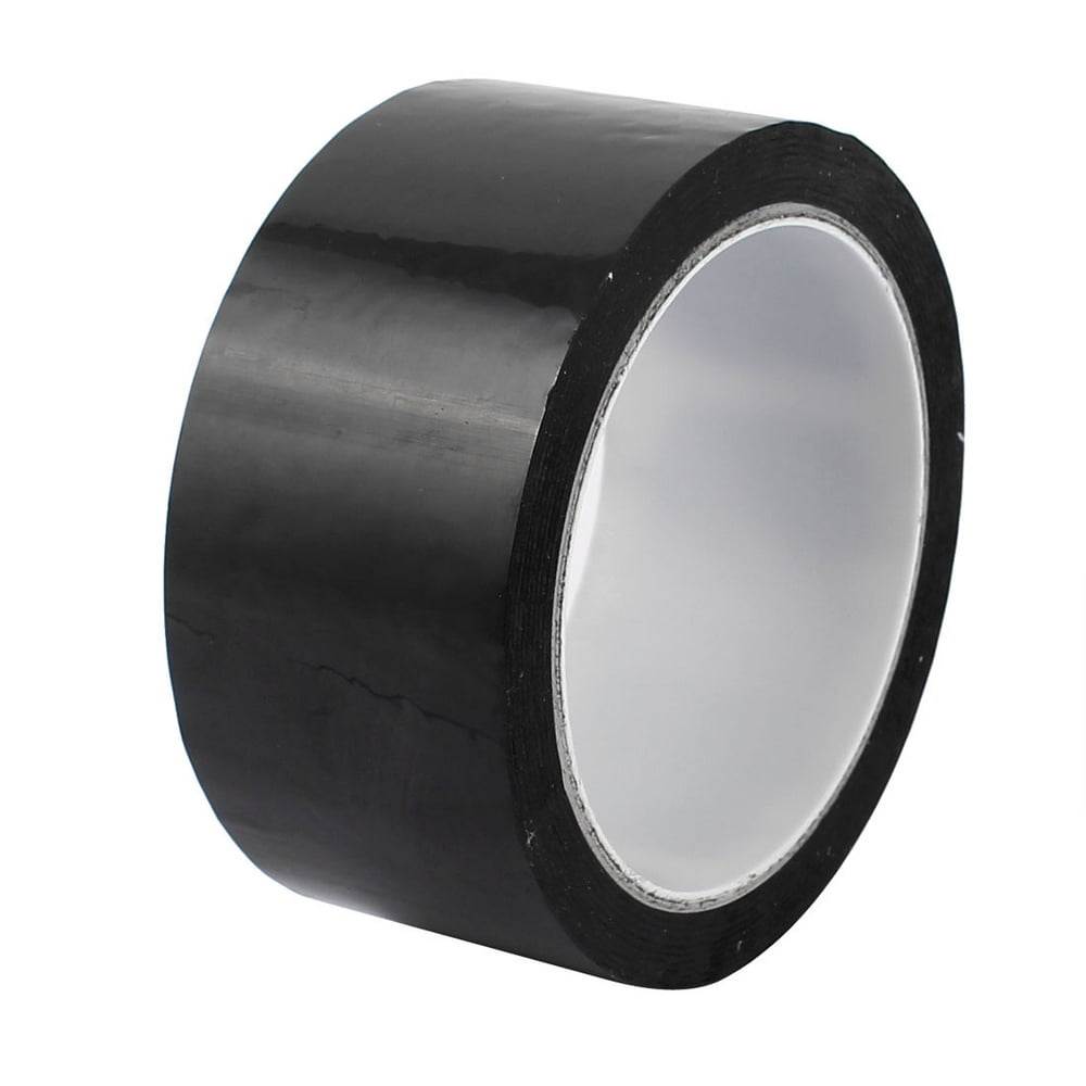 50mm Single Sided Strong Self Adhesive Mylar Tape 50M Length Retardant Black