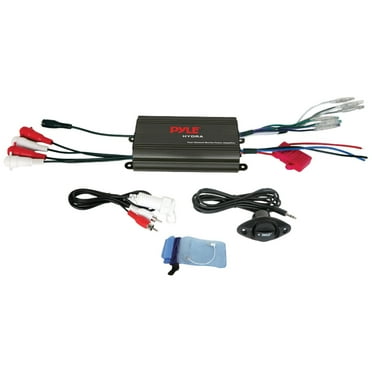 Pyle Marine 4CH MP3/IPod Marine Power Amp-Black ffinish