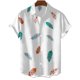 thumbnail image 3 of Camisetas con gráficos de plumas de pájaro para hombres, ropa con estampado 3D, camisas hawaianas de playa, camisetas de manga corta Y2k, ropa vintage, blusa con solapa, 3 of 5