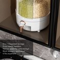 thumbnail image 3 of 360 Rotating Rice Dispenser Measuring Cylinder Grain Container Storage Rice Grain Storage Container Food Dispenser Kitchen Accessories, 3 of 8