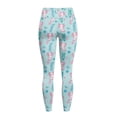 thumbnail image 6 of Renewold Axolotl Sea Grass Starfish Blue Womens Leggings with Pockets High Waist Hip Lift Tummy Control Pocket Yoga Pants Buttery Soft Stretchy Workout Yoga Pants with Plus Size, S, 6 of 8