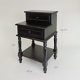 thumbnail image 4 of Wayborn Sutton 2 Drawer Nightstand Assembly Required, 4 of 8