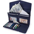 thumbnail image 4 of Wallet Nautica Money Manager para mujer, piel vegana con bloqueo RFID, 4 of 8