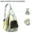 thumbnail image 2 of Waterproof Hiking Backpack Sling Bag for Women – Lightweight Crossbody Chest Bag for Travel, Outdoor & Everyday Use – Boho Daisy Floral Vintage Design, 2 of 4