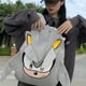 thumbnail image 2 of Mochila SABNY Sonic Shadow de piel sintética gris de gran capacidad, 2 of 7