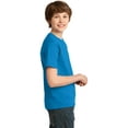 thumbnail image 3 of Port & Company Youth Cotton Essential T-Shirt. Sapphire. XL., 3 of 4