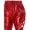 Red, variant on Aislor Kids Girls Boys Shiny Metallic Dance Harem Pant Gymnastics Athletic Leggings for Jazz Hip Hop Latin Ballet Dance