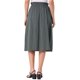 thumbnail image 3 of Falda de Algodón para Mujeres INSPIRE CHIC con Cintura Elástica, Falda Midi A-Line Casual con Bolsillos L Gris Oscuro, 3 of 6