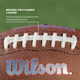 thumbnail image 3 of Wilson NCAA Red Zone Composite Football - Brown, Peewee Size (Ages 6-9), 3 of 10