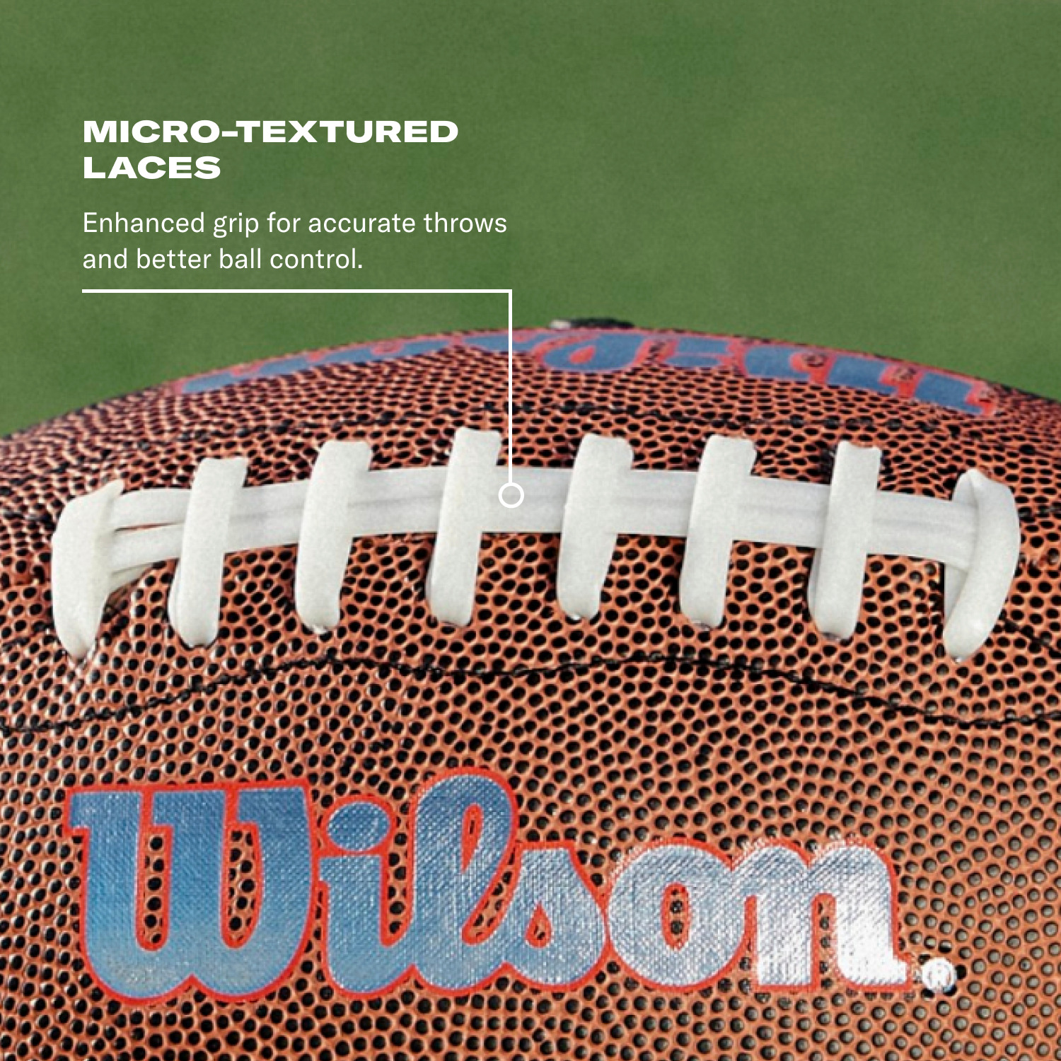 Wilson NCAA Red Zone Peewee Football, Brown photo 3