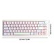thumbnail image 5 of Juego De Teclado Mecánico Teclado para juegos RGB Kit de teclado con retroiluminación Aleación de aluminio para PC portátil de escritorio Sywqhk Para estrenar, 5 of 5