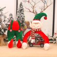 thumbnail image 2 of Árbol de Navidad con decoración de duende navideño Adorno de tela para árbol de Navidad Gorro para árbol de Navidad Adorno para árbol de Navidad para fiesta de Navidad, hogar, 2 of 5