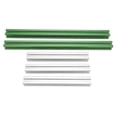 thumbnail image 3 of Open ITX Computer Case Bracket, Good Heat Dissipation, Split Hardware Structure, Aluminum Alloy, DIY Bare Frame for Home, Green and Silver, 3 of 4