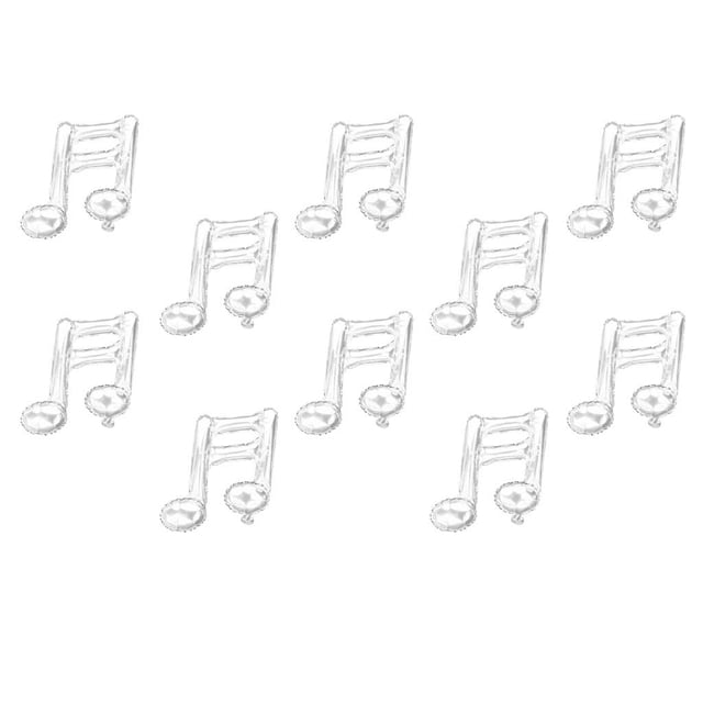 yuksok Ballon en Feuille Drôle à Double Note Musicale pour École Concert Mariage