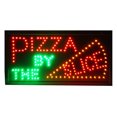 thumbnail image 2 of FixtureDisplays® "Pizza BY THE Slice" Signe LED Animé avec Chaîne Suspendue 15875, 2 of 2