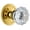 Lifetime Brass, variant on Grandeur Cirfon_Prv_238 Circulaire Solid Brass Rose Privacy Door Knob Set - Nickel